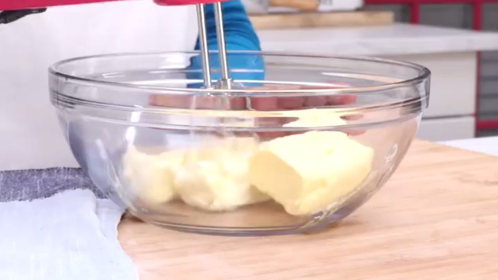 Add the butter into the bowl