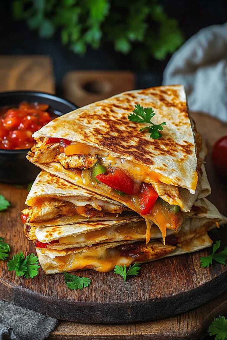 Chicken Fajita Quesadillas