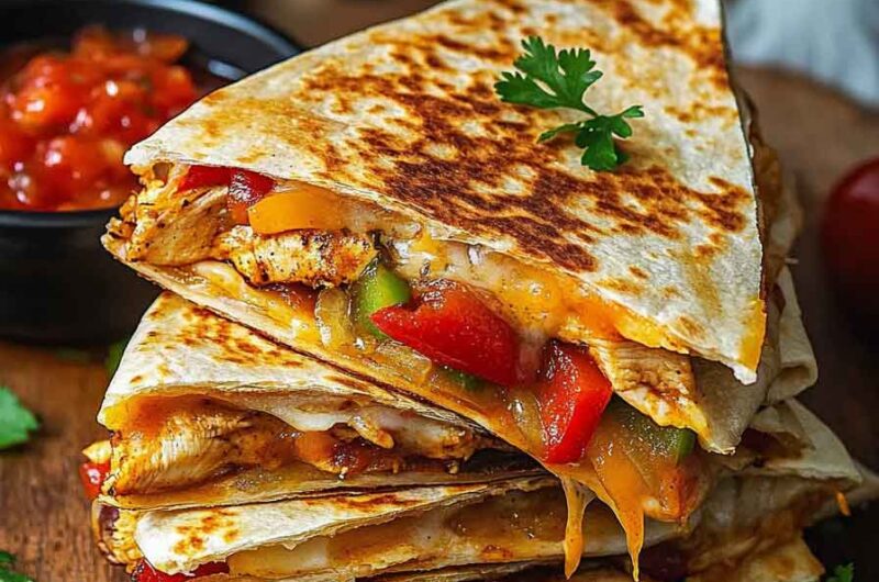Chicken Fajita Quesadillas