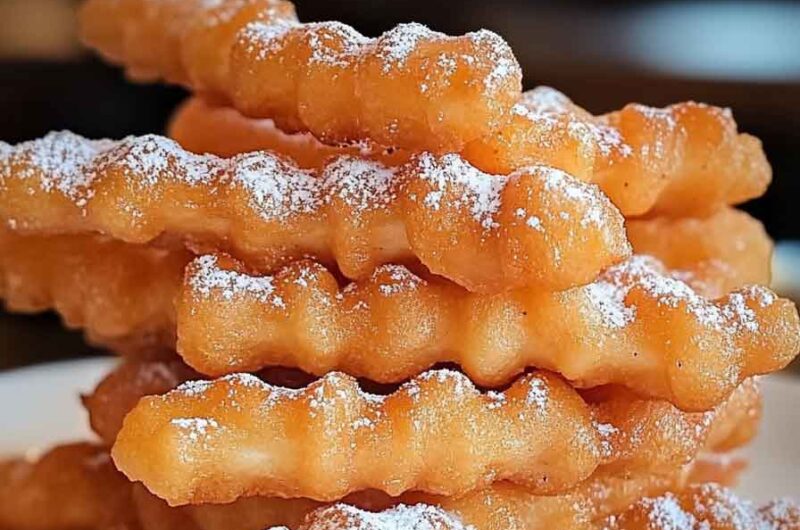 Crispy Funnel Cake Sticks