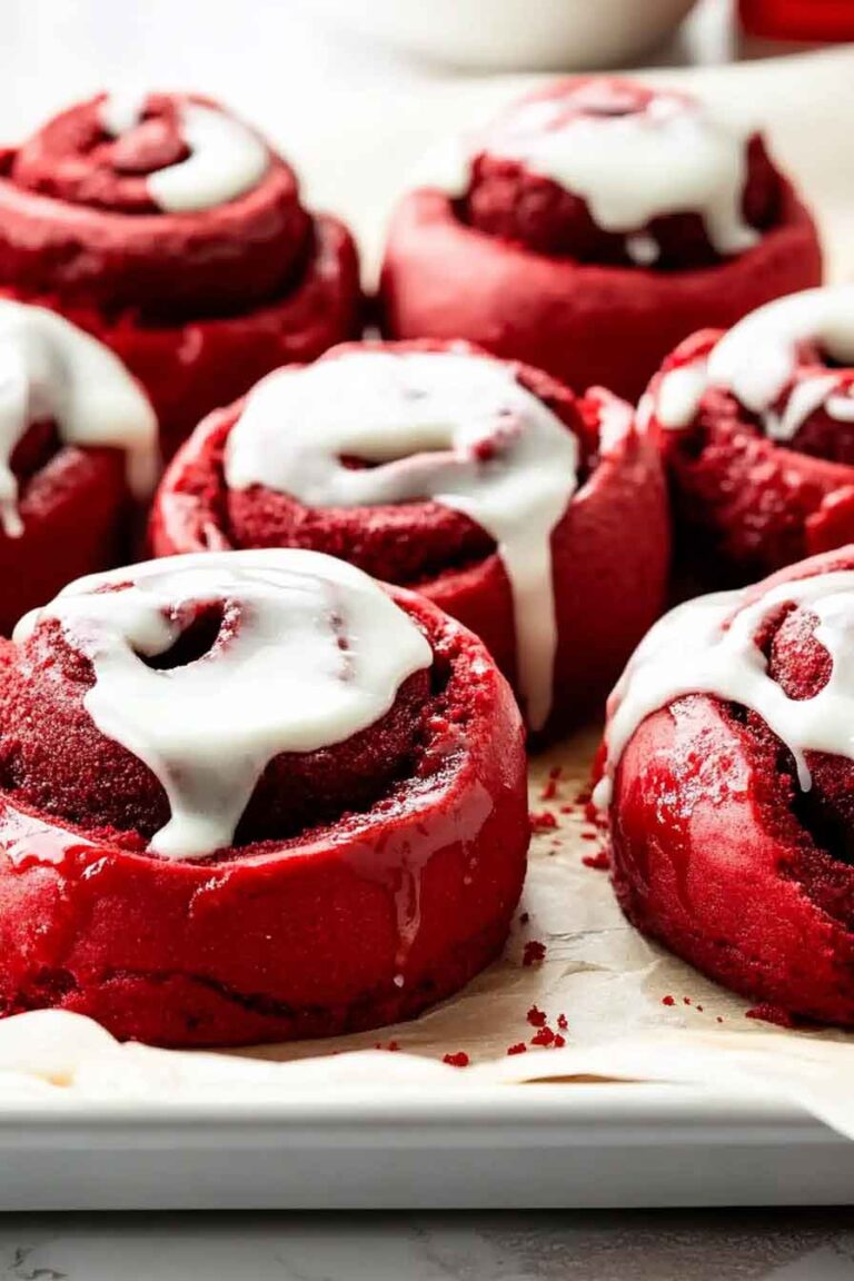 Red Velvet Cinnamon Rolls