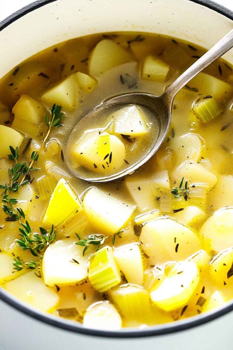 Rustic Potato Leek Soup