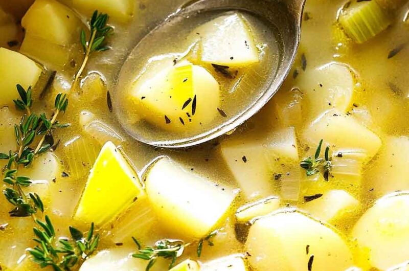 Rustic Potato Leek Soup
