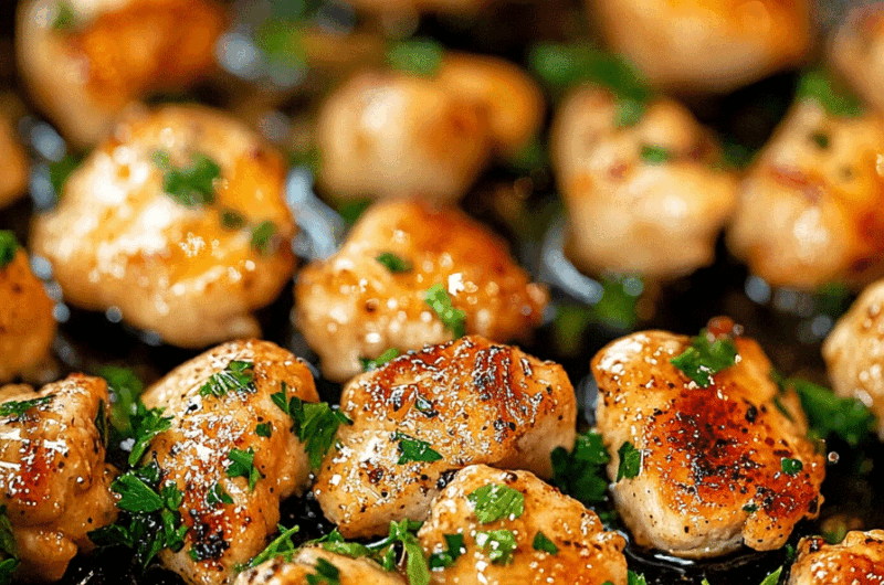 15-Minute Garlic Butter Chicken Bites