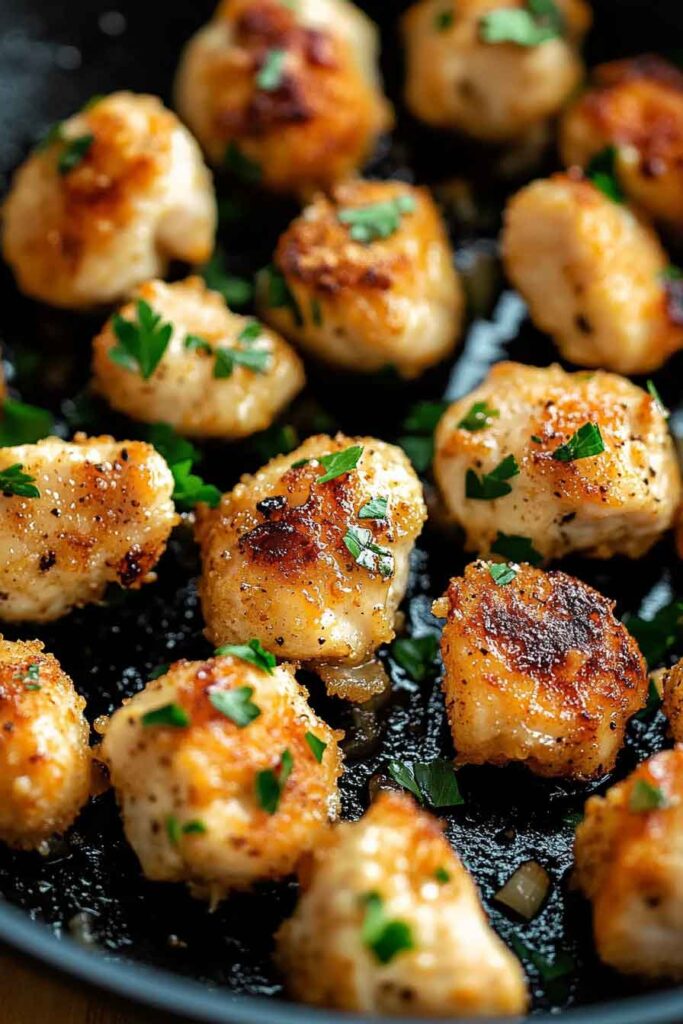 15-Minute Garlic Butter Chicken Bites