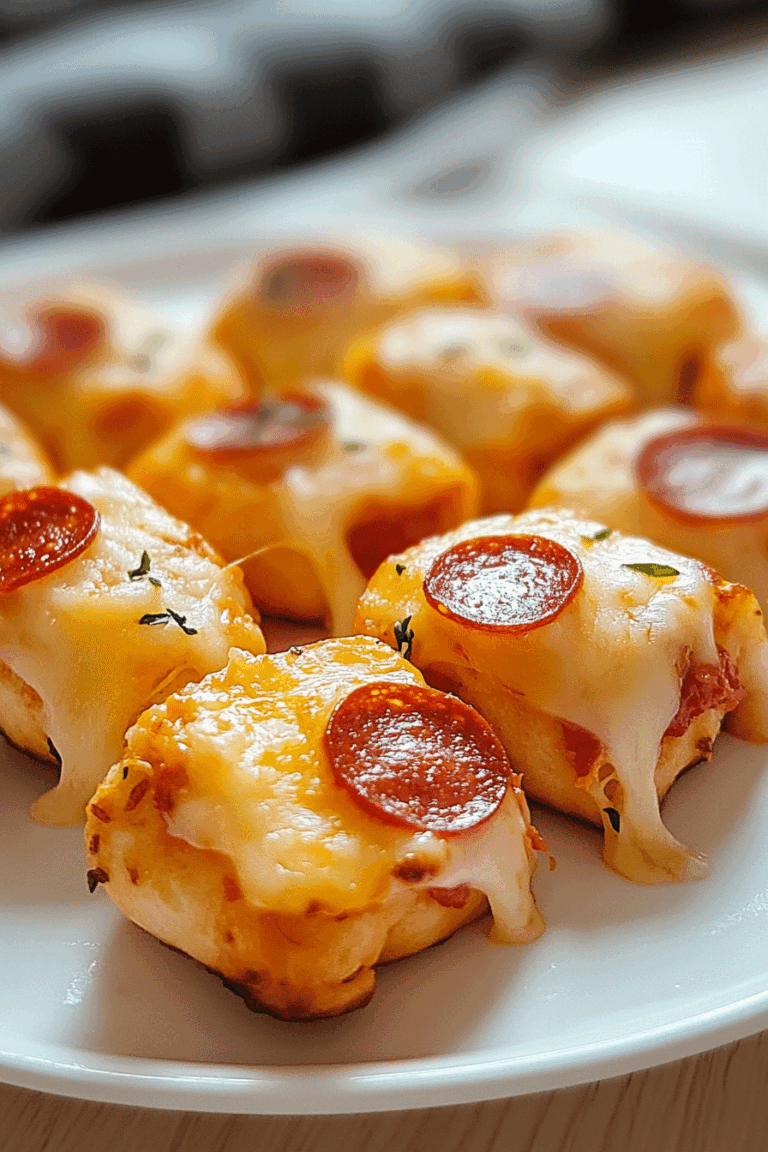 Air Fryer Cheesy Pepperoni Pizza Rolls