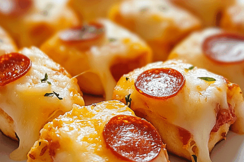 Air Fryer Cheesy Pepperoni Pizza Rolls
