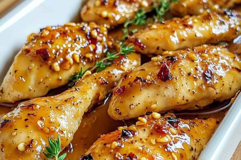 Air Fryer Honey Butter Garlic Chicken Tenders