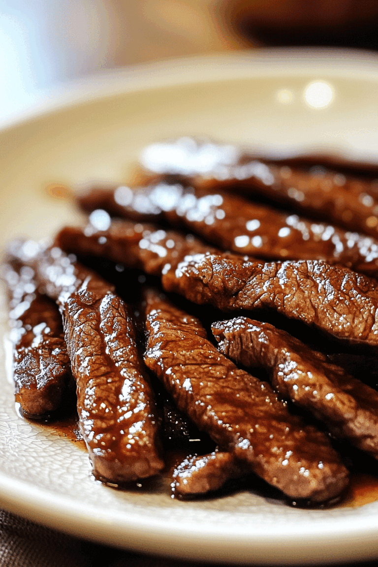 Air Fryer Honey Glazed Steak Strips