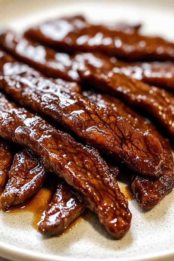 How to Make Air Fryer Honey Glazed Steak Strips 