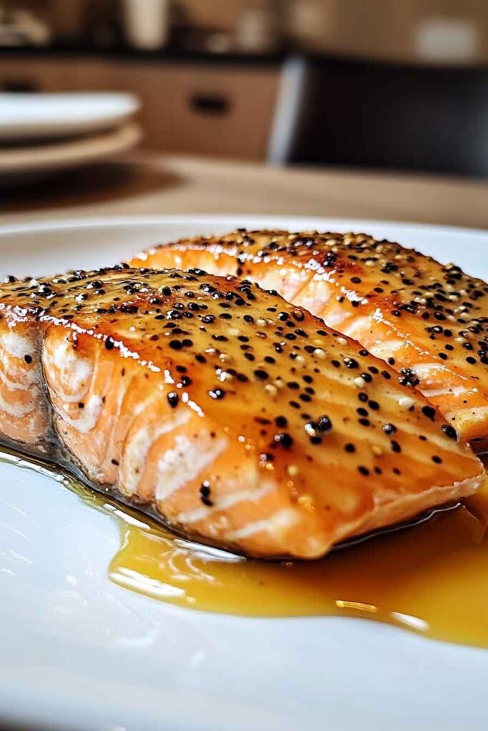  Honey Mustard Glazed Salmon