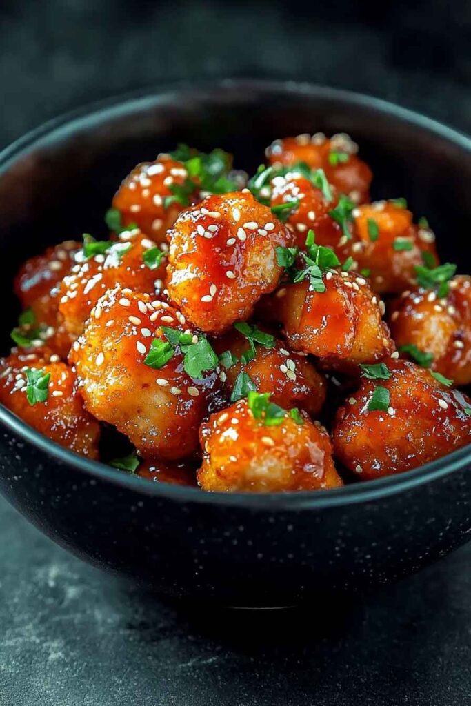 Ingredients for the Sweet Chili Chicken Bites