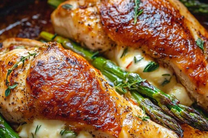 asparagus stuffed chicken breast