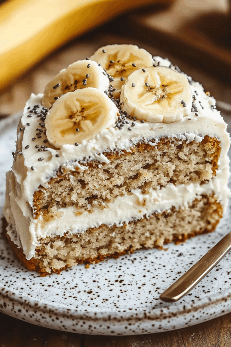 Banana Bread Cake With Cream Cheese Frosting
