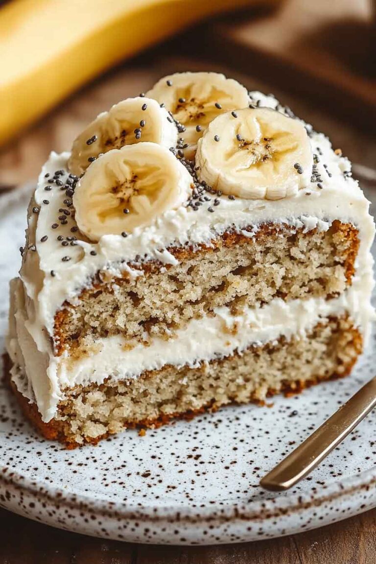 Banana Bread Cake With Cream Cheese Frosting