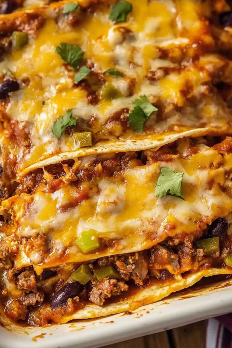 Beef Enchilada Casserole