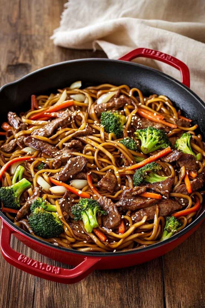Variations for Beef Lo Mein