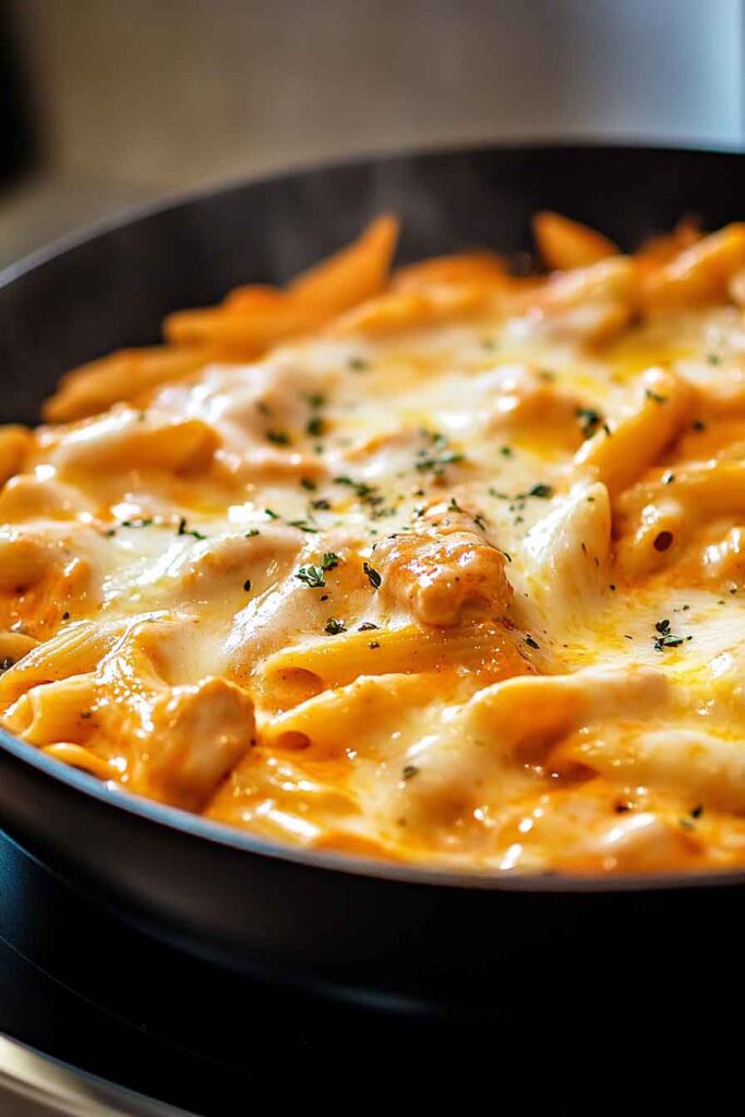 How to Make Bold Zesty Buffalo Ranch Chicken Pasta Skillet