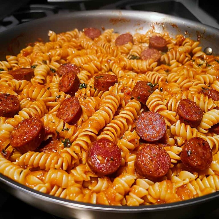 Cajun Sausage And Garlic Butter Pasta