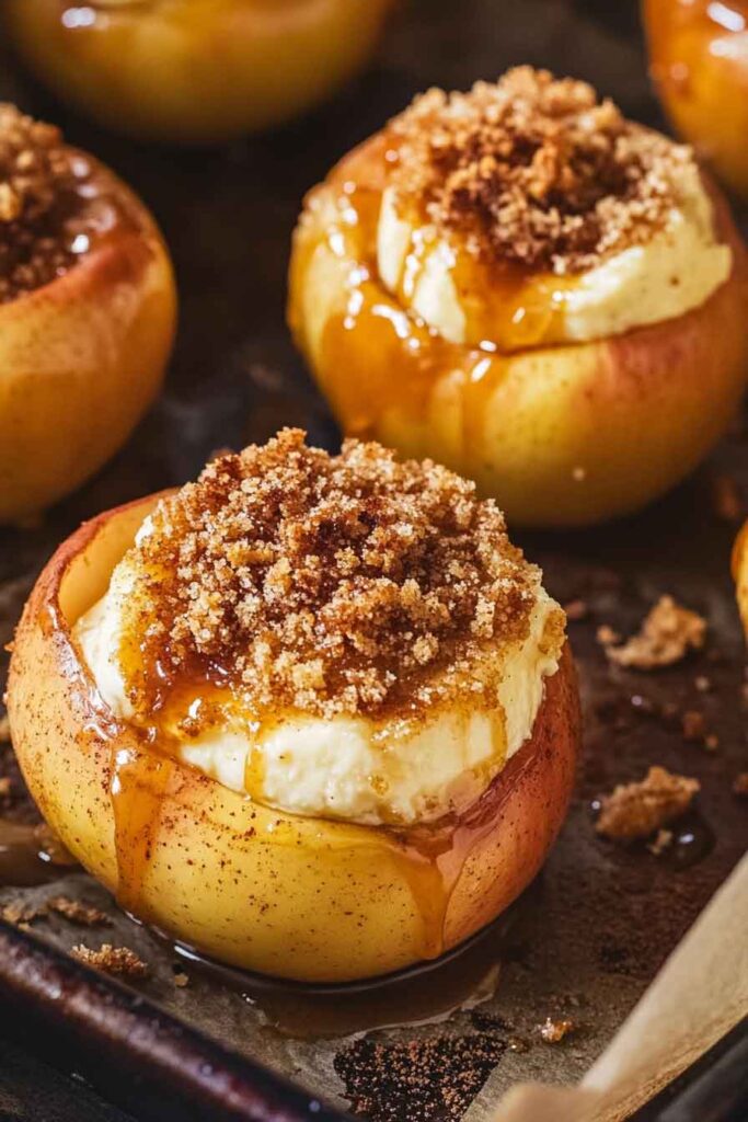 Ingredients for Cheesecake-Stuffed Baked Apples
