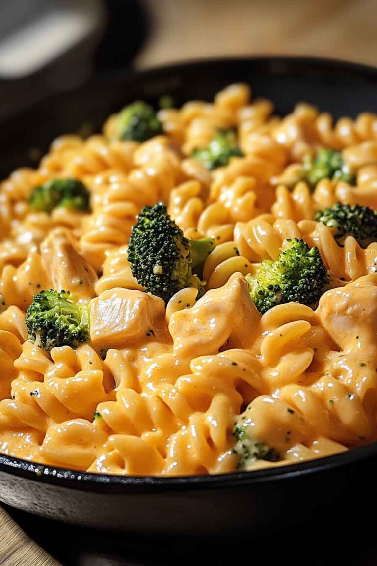 Cheesy Ranch Chicken And Broccoli Pasta Skillet