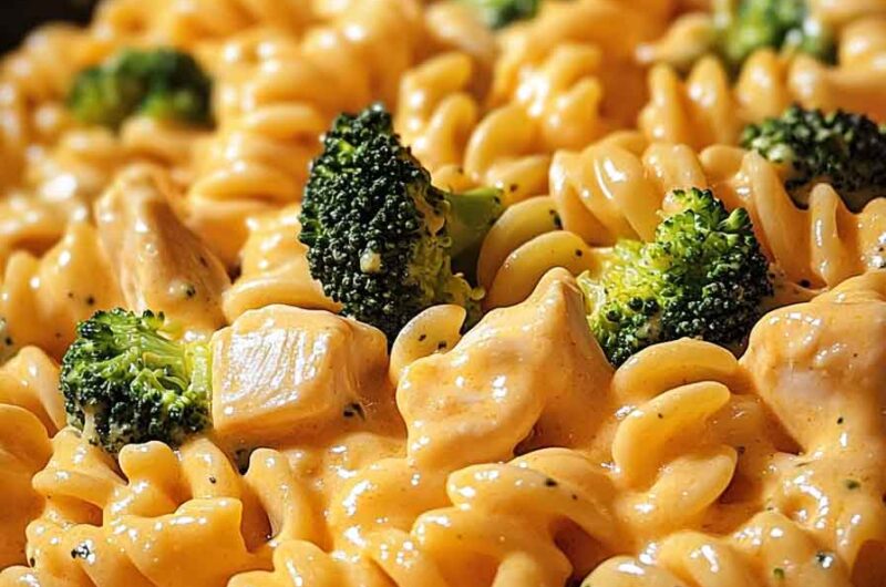 Cheesy Ranch Chicken And Broccoli Pasta Skillet