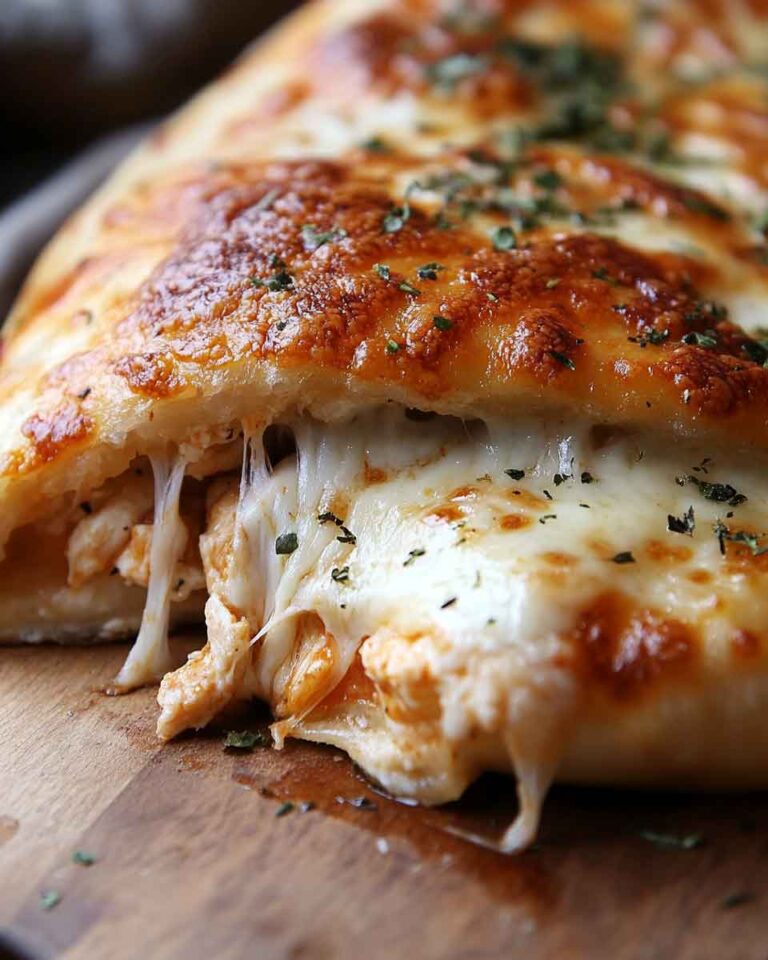 Chicken Alfredo Air Fryer Calzones