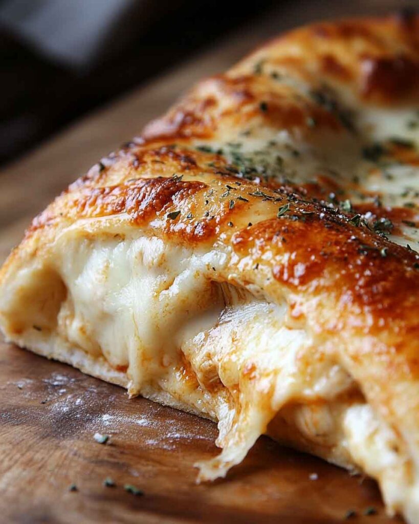 Chicken Alfredo Air Fryer Calzones