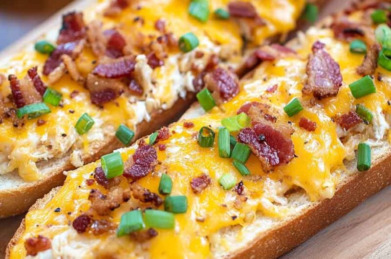 Chicken Bacon Ranch Stuffed Bread