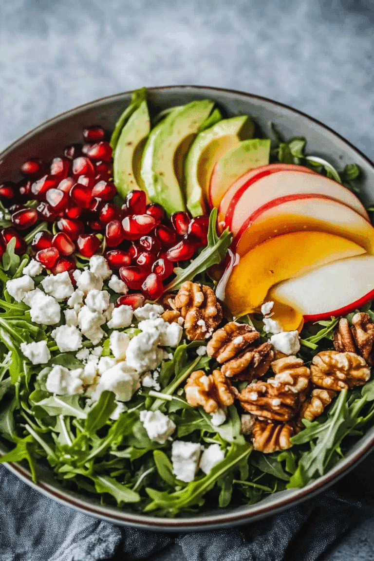 Christmas Salad With Honey Mustard Dressing