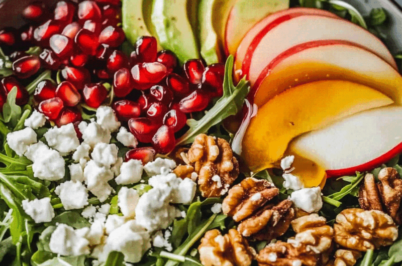 Christmas Salad With Honey Mustard Dressing
