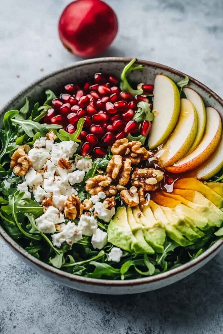 Christmas Salad With Honey Mustard Dressing