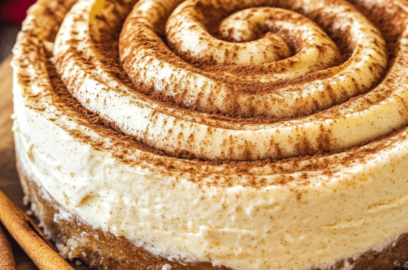 Cinnamon Roll Cheesecake Recipe