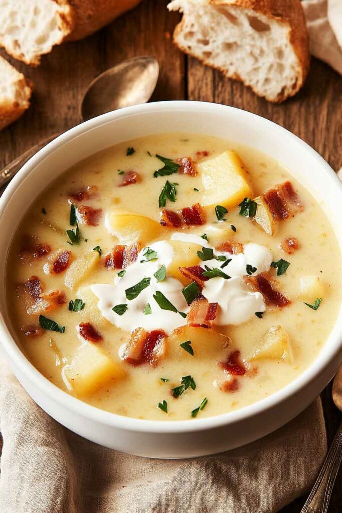 Ingredients for the Loaded Baked Potato Soup