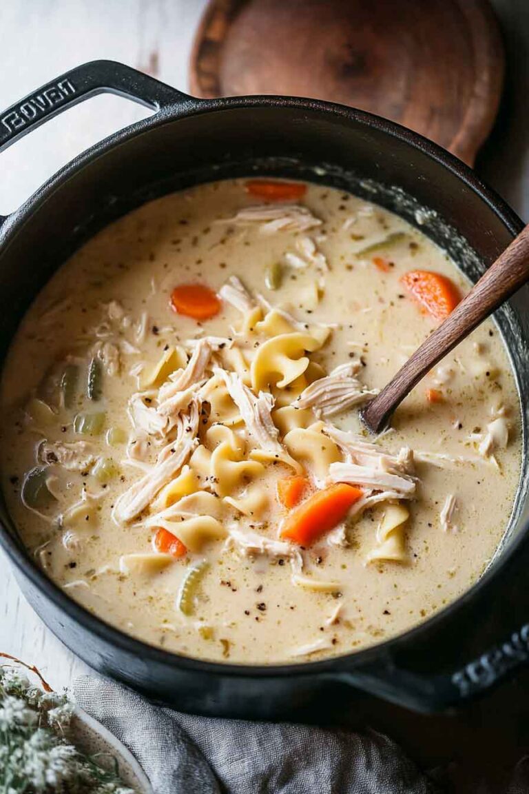 Creamy Chicken Noodle Soup