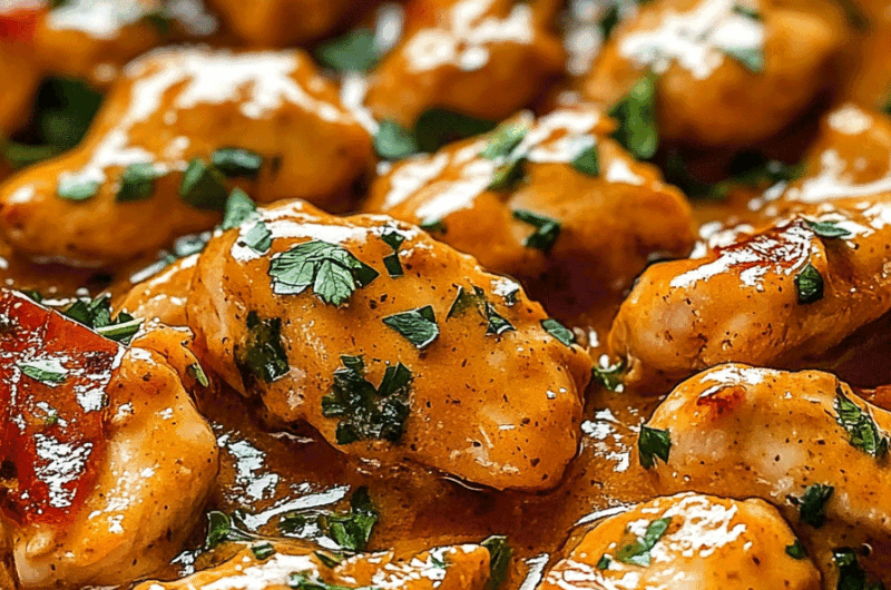 Creamy Texas Roadhouse Butter Chicken Skillet