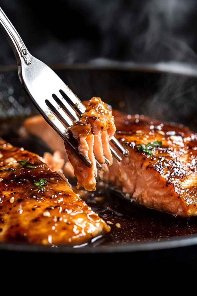 How to Make Crispy Honey Garlic Glazed Salmon
