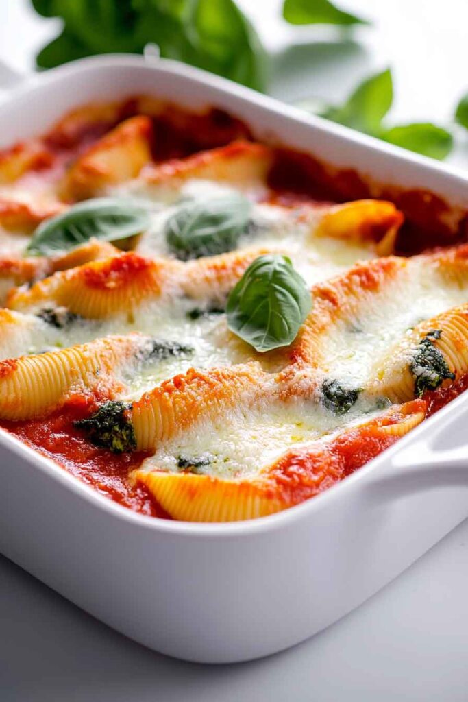 How to Make Easy Spinach Ricotta Stuffed Shells 