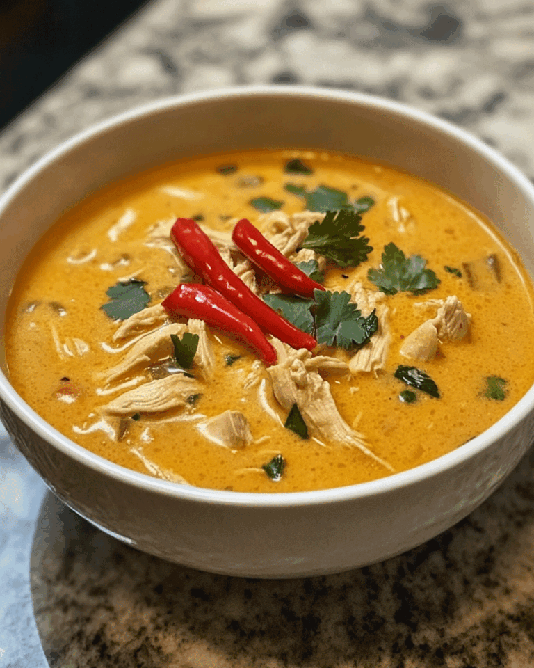 Easy Thai Chicken Curry Soup