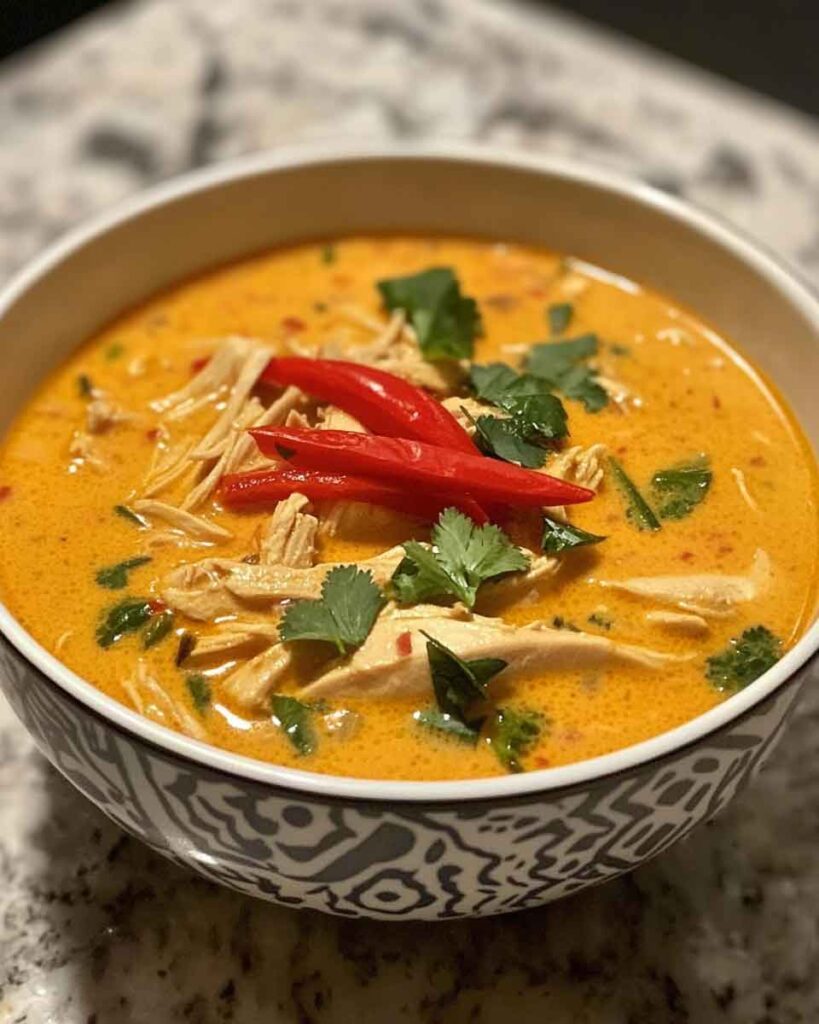 How to Make Easy Thai Chicken Curry Soup 