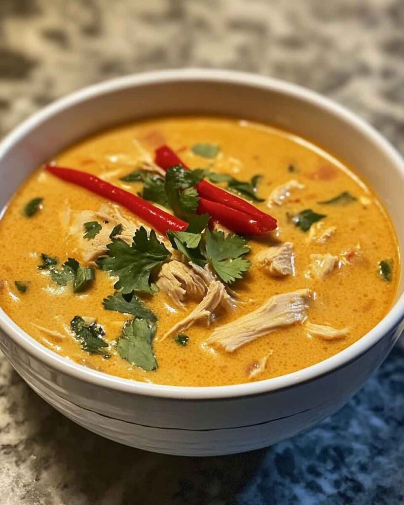 Easy Thai Chicken Curry Soup