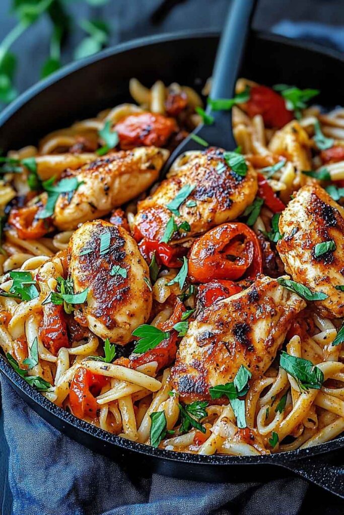 How to Make Firecracker Cajun Chicken And Pasta Skillet