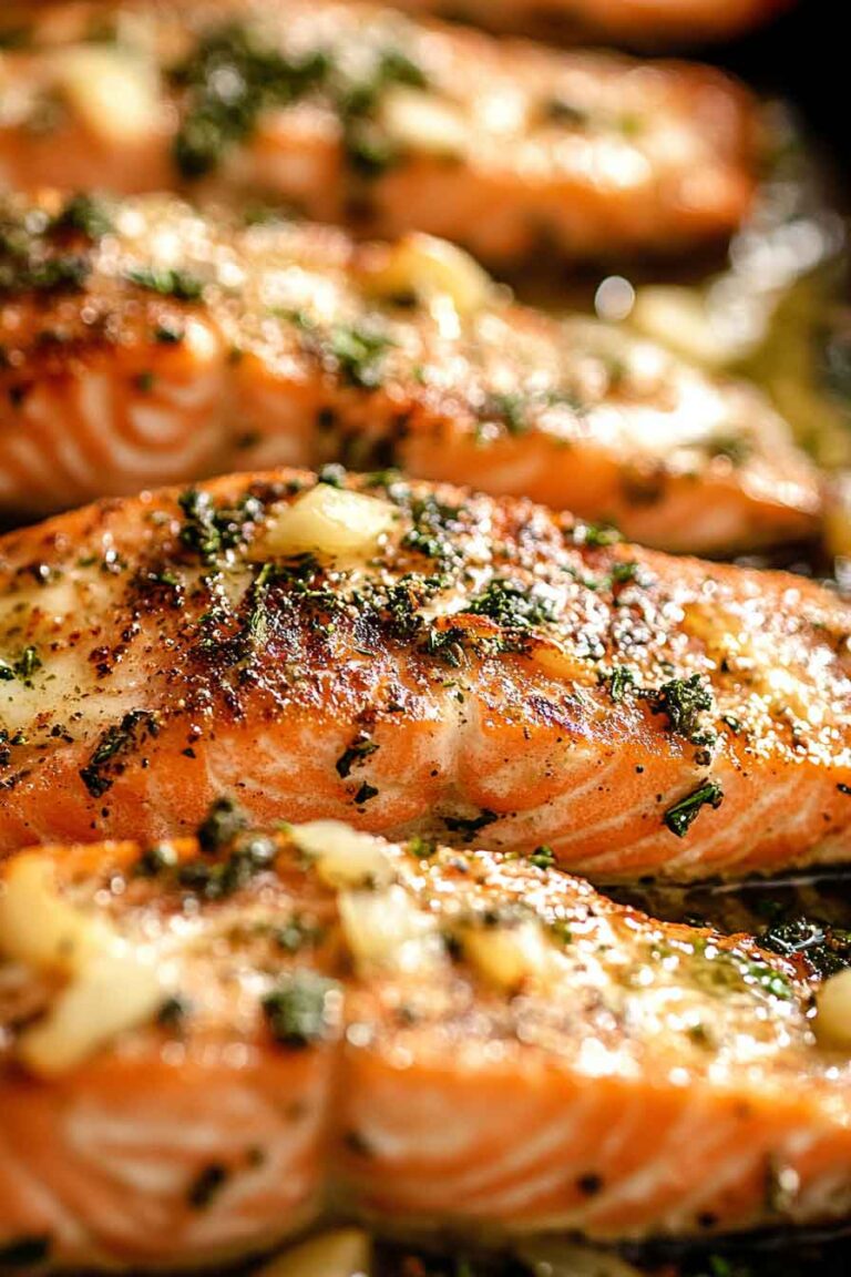 Garlic Butter Baked Salmon