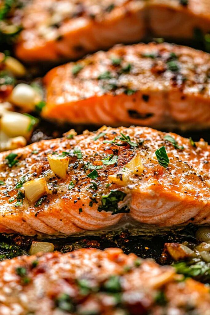 How to Make Garlic Butter Baked Salmon