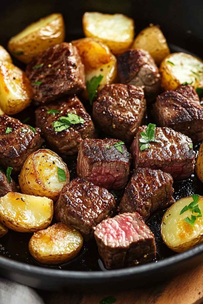 Ingredients for the Steak and Potatoes
