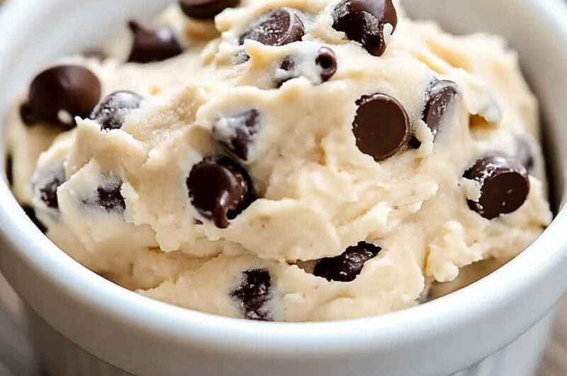 Greek Yogurt Cookie Dough A Creamy Guilt Free Treat