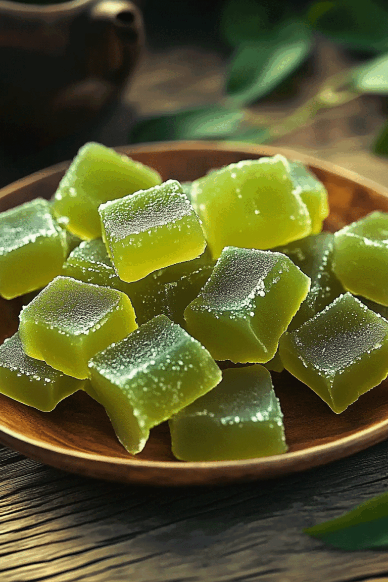 Green Tea Lemon Ginger Chews