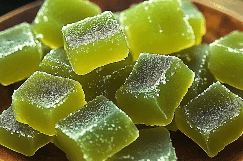 Green Tea Lemon Ginger Chews