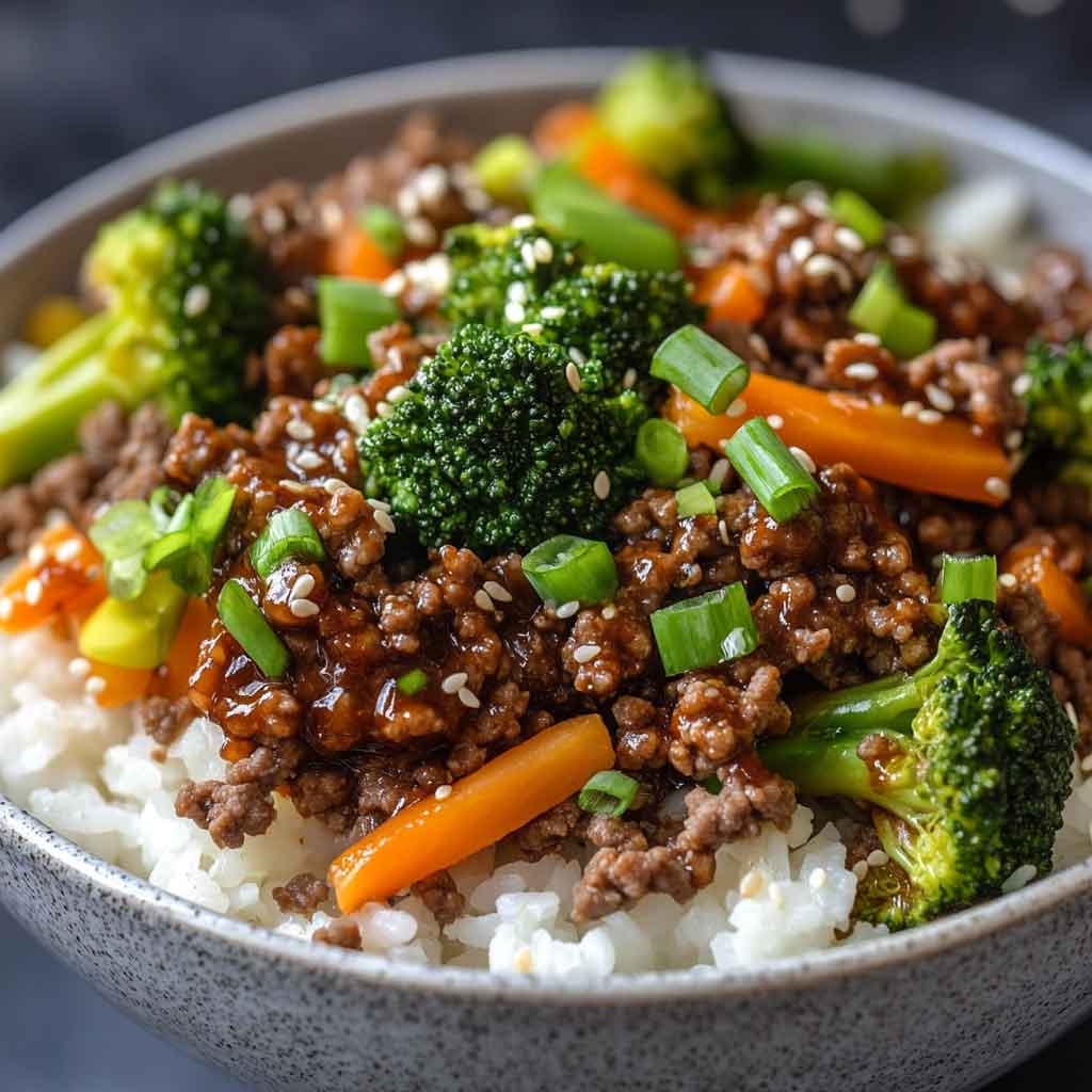 Ground Turkey Teriyaki Stir Fry