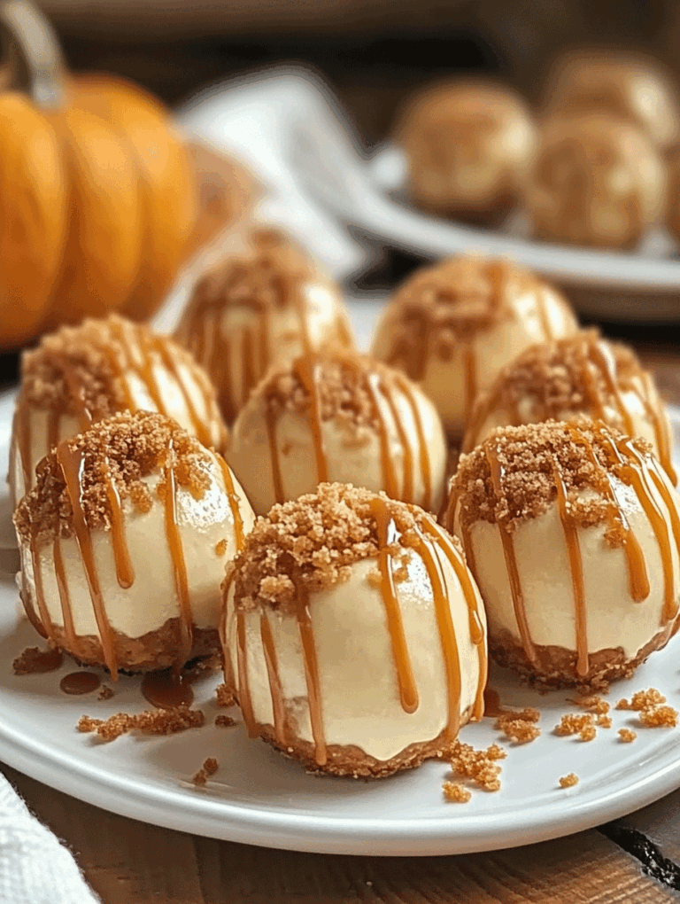 No Bake Pumpkin Cheesecake Balls